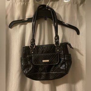 Cute Classy Glossy Black Purse